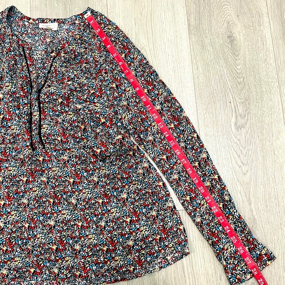 Anthropologie • Meadow Rue Luana Beautiful Floral Blouse - Picture 11 of 12
